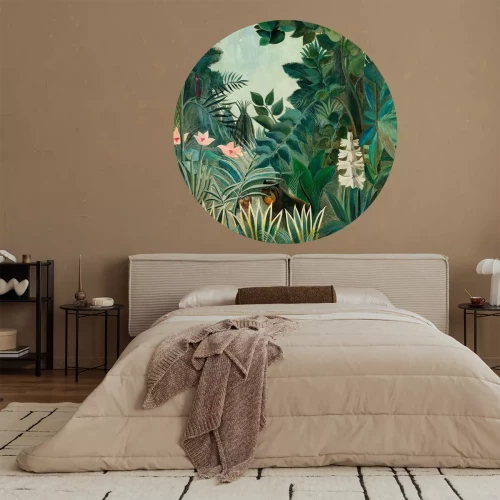 Sticker Der äquatoriale Dschungel von Henri Rousseau