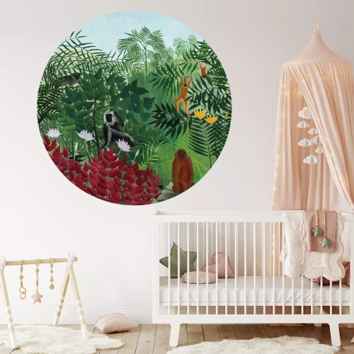 Sticker Tropenwald von Henri Rousseau