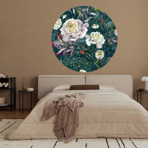 Sticker Gemalte Pfingstrosen