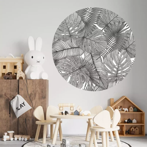 Sticker Aschgrauer Dschungel