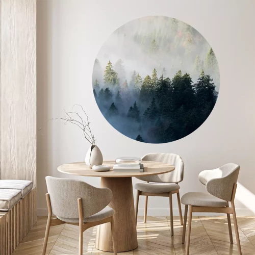 Sticker Morgendlicher Frühlingsnebel