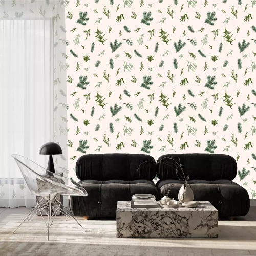 Tapete Nadelbaumsträucher