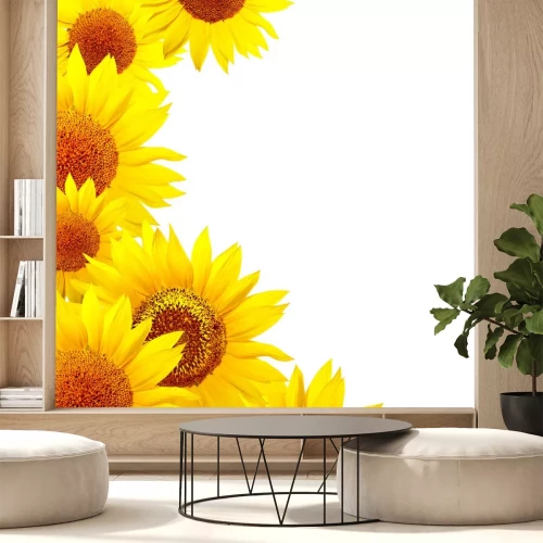 Sticker Große Blüten in Gelb