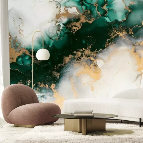 Fototapete Grüner Staub