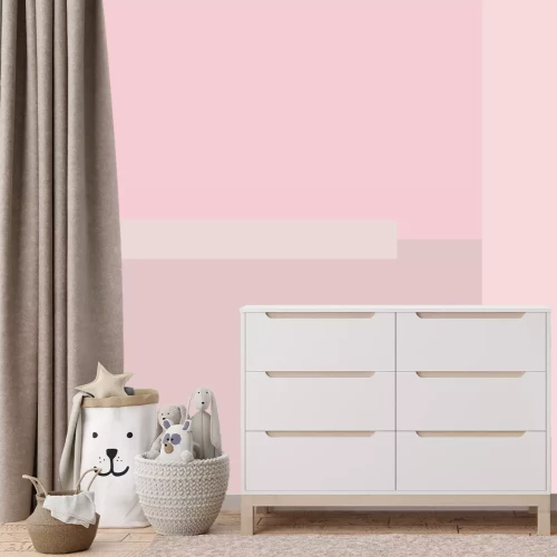 Fototapete Pastellfarbe blockiert Quadrate