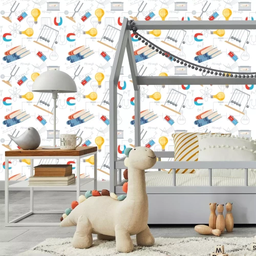 Tapete Physik lernen - Schulsachen