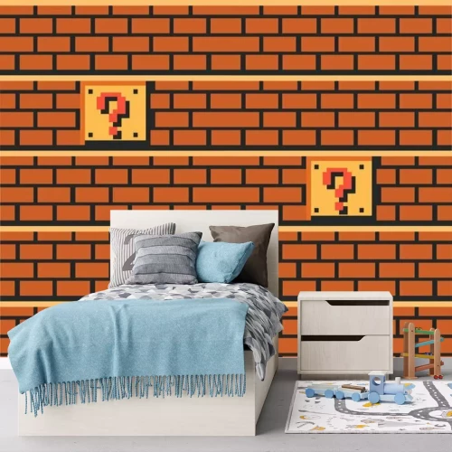 Fototapete Wand aus einem Computerspiel