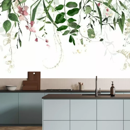 Sticker Hängende Akazienblätter