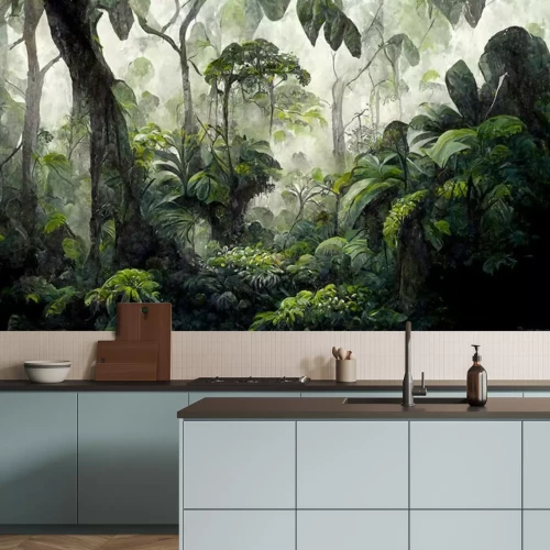 Fototapete Üppige Vegetation im Regenwald