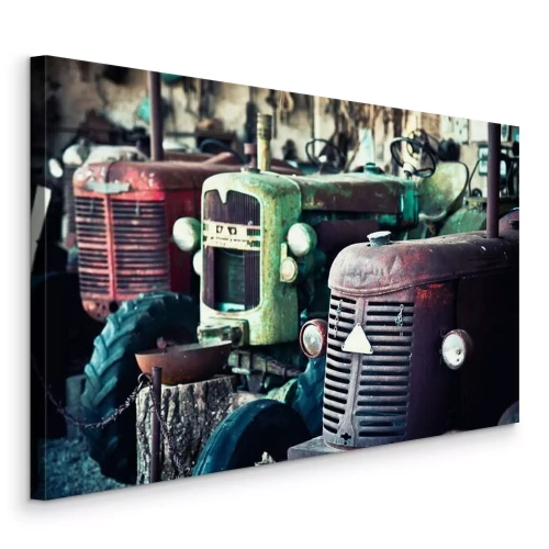 Bild Alte rostige Traktoren