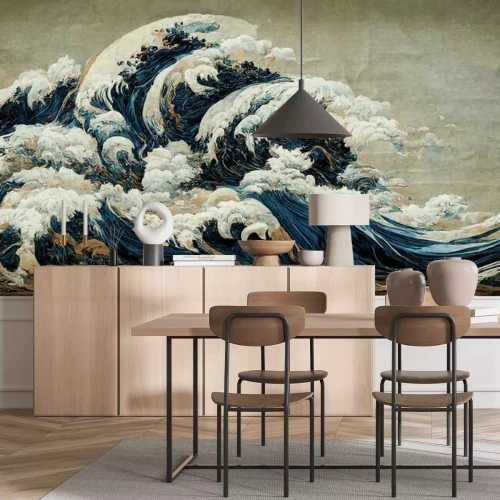 Fototapete Künstlerische Meereswelle