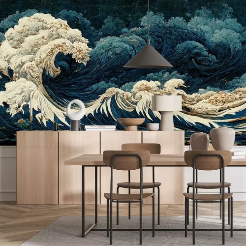 Fototapete Raue Meereswellen