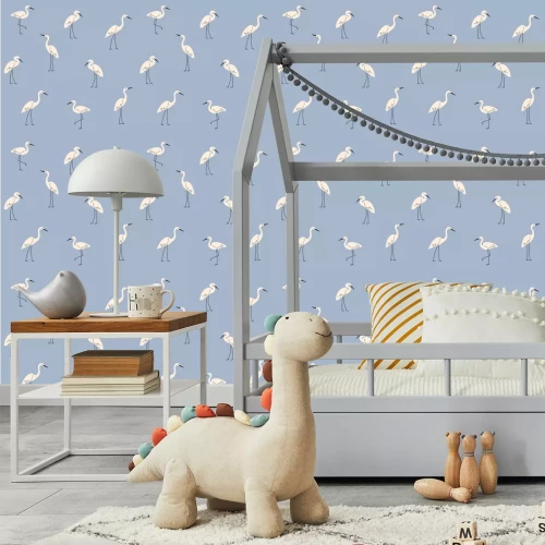 Tapete Weiße Vögel