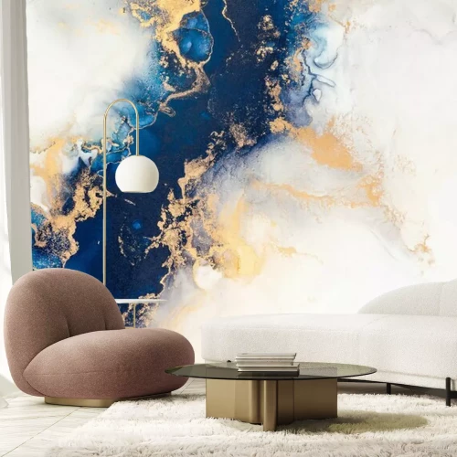 Sticker Ein Band aus blauem Staub