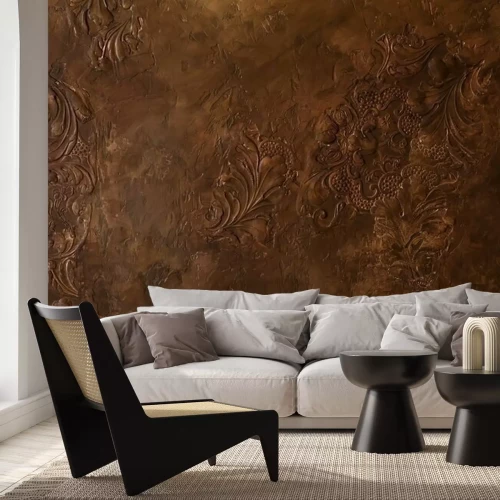 Fototapete Braune Retro-Textur