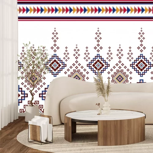 Sticker Aztekisches geometrisches Muster