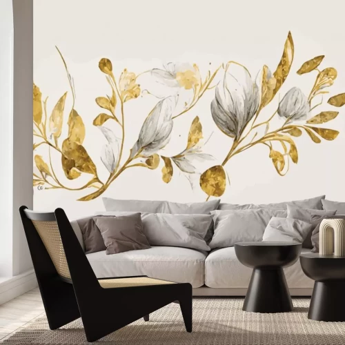 Sticker Elegantes Blumenornament