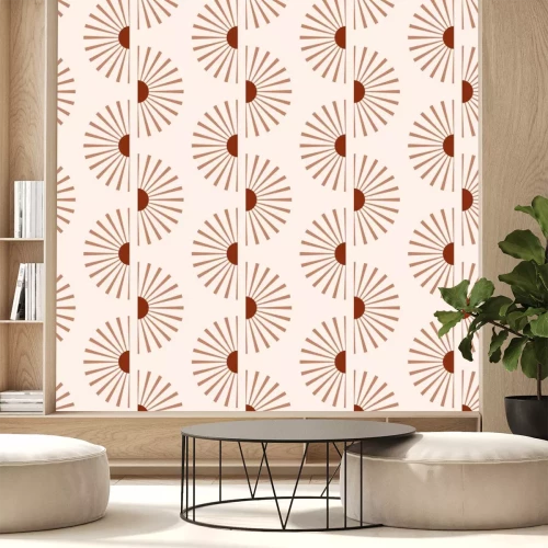 Sticker Boho-Sonnenuntergang-Ornament