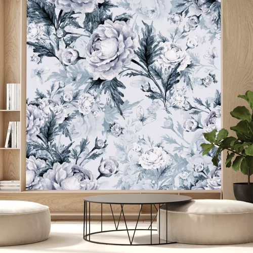 Sticker Shabby Chic Vintage Blumen