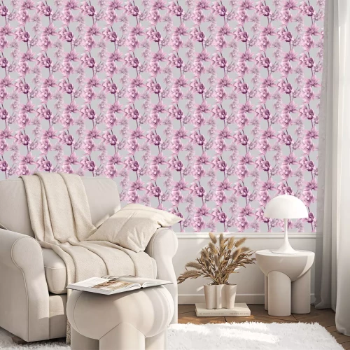 Tapete Romantische rosa Orchidee