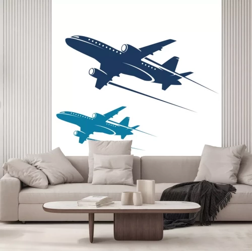 Sticker Flugzeuge Zusammenfassung