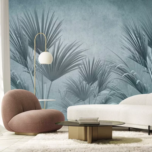 Fototapete Palmblätter verteilen