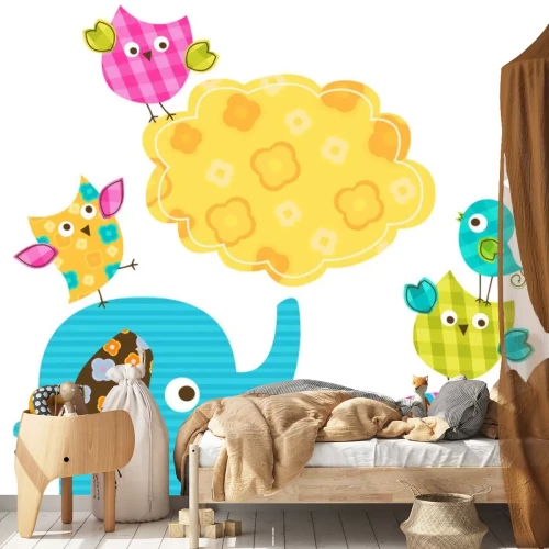 Sticker glückliche Tiere