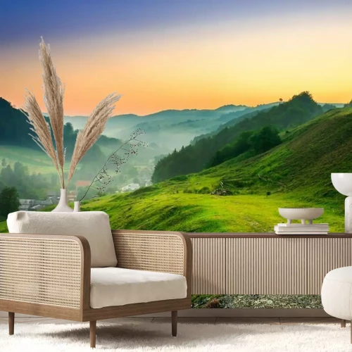 Fototapete Berge im Morgengrauen