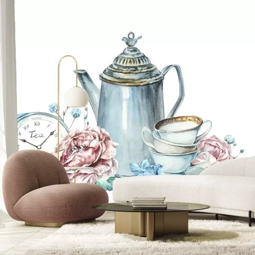 Sticker Buntes Teeservice