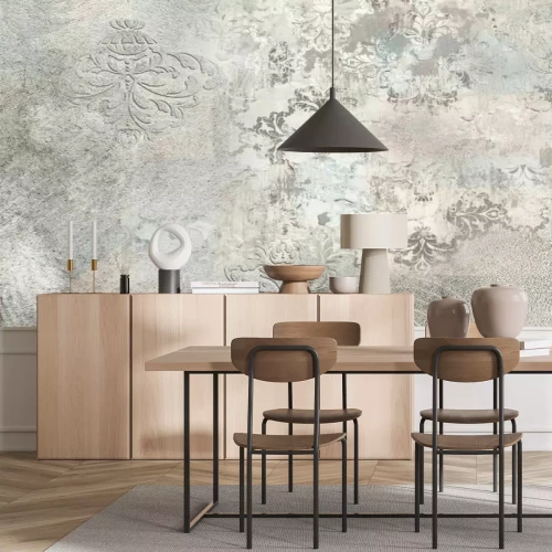 Fototapete Ornamentales Muster an der Wand