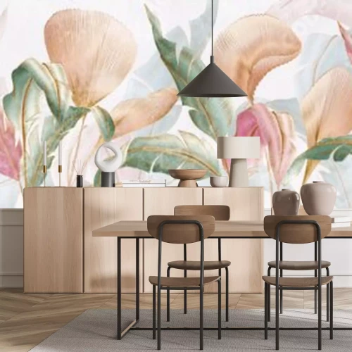 Sticker Sammlung von Blättern