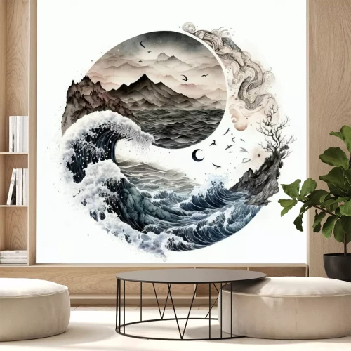 Sticker Die Harmonie der Natur