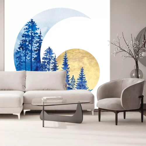 Sticker Mondlandschaft