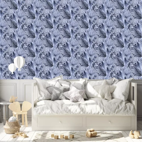 Tapete Tropische natürliche Zusammensetzung