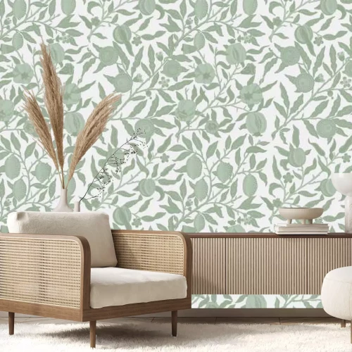 Fototapete Vegetation mattes Grün