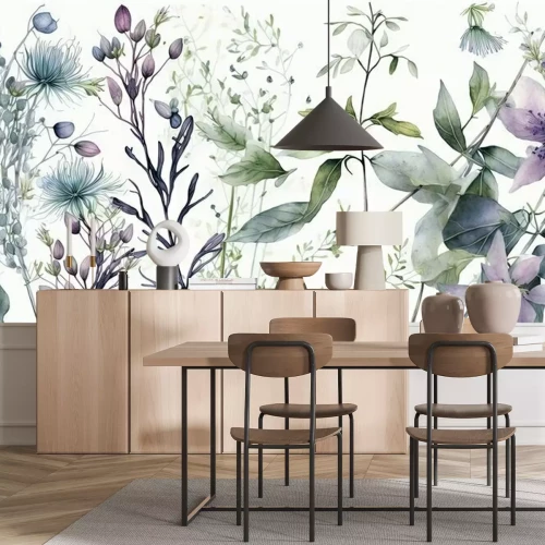 Fototapete Kräuterrabatt