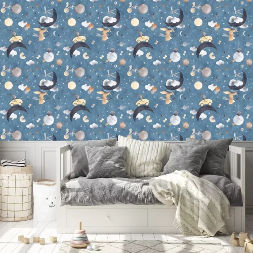 Tapete Raumfahrt kleiner Tiere