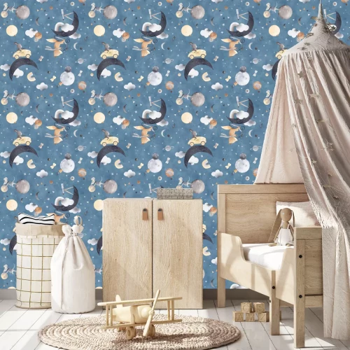 Tapete Raumfahrt kleiner Tiere