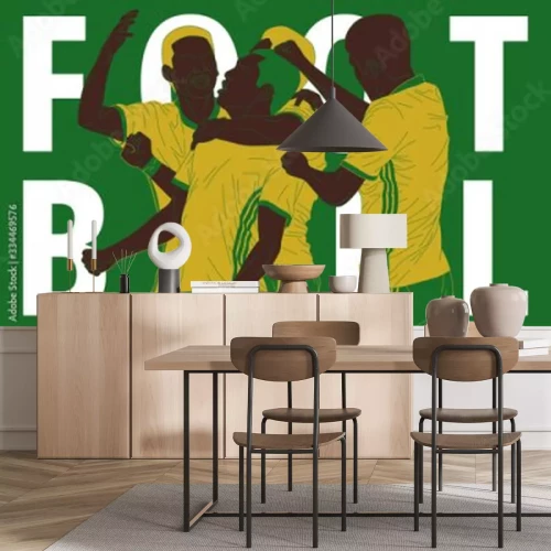 Sticker Brasilianische Fußballnationalmannschaft