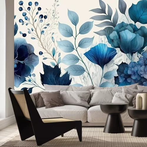 Fototapete Elegantes Blau