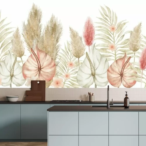 Sticker Buntes trockenes böhmisches Gras