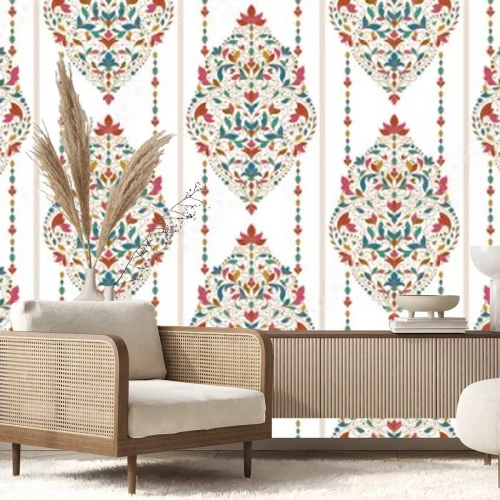 Sticker Orientalisches Ornament mit Streifen