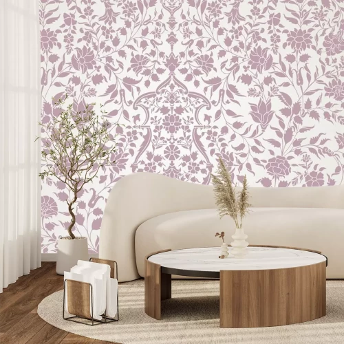 Sticker Indische Blumenverzierung