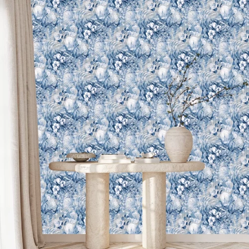 Tapete Exotik in dynamischer Komposition