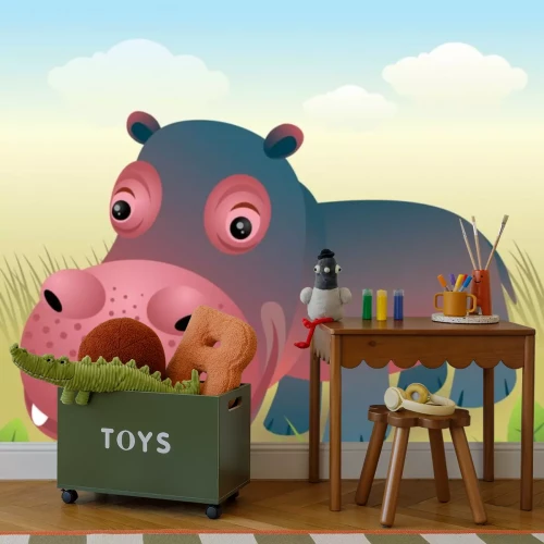 Sticker Tierbabys Sammlung : Flusspferd