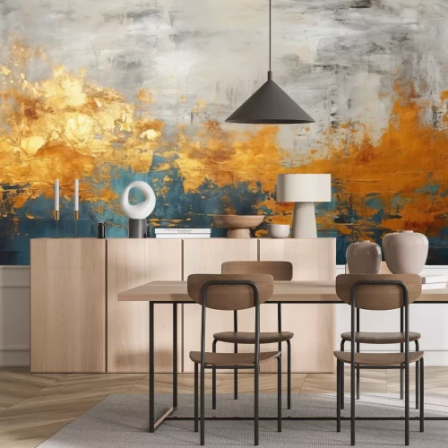 Fototapete Moderne Abstraktion mit Gold