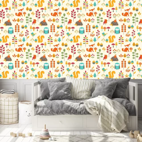 Tapete Сute Herbst раttern