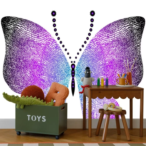 Sticker Fantasie grungy Vintage Schmetterling