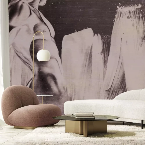 Fototapete Wandbild mit einem sportlichen Mann