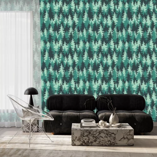 Tapete Nahtlose Muster Nadelwald
